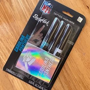 Carolina Panthers TattooMark Bic Tattoo Pens
